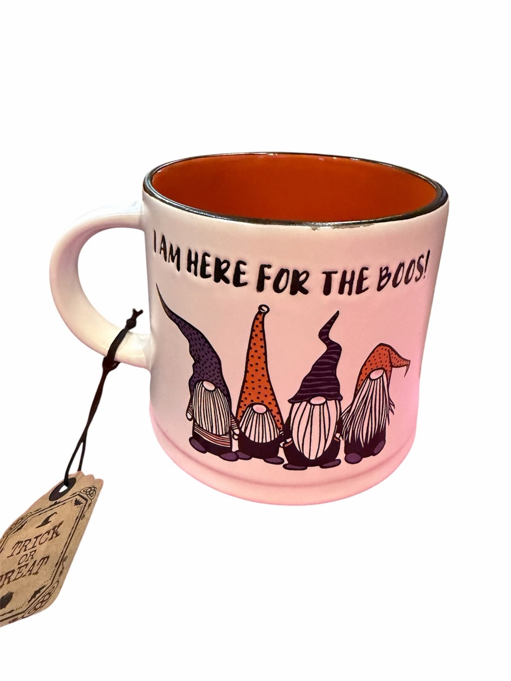 Global Design Connections Halloween Gnome Mug – “I Am Here for the Boos!”